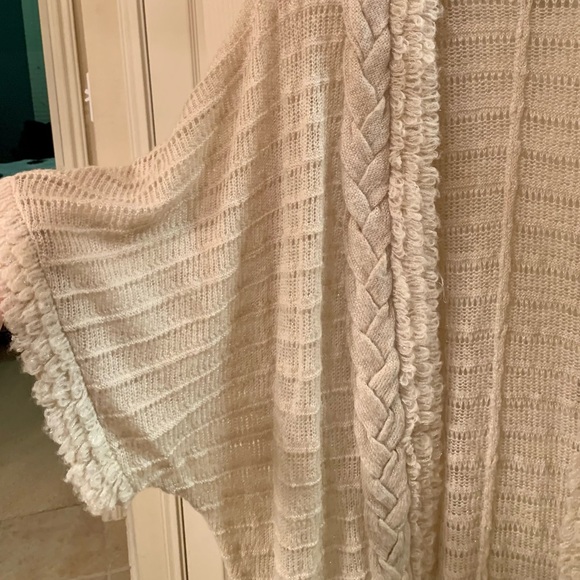 Chico’s Open Knit Knee-Length Cardigan - Picture 2 of 6